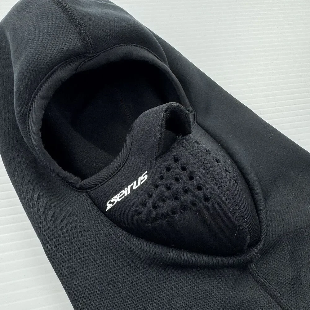 Seirus Junior One Size Balaclava Ski Mask Fleece Thermal Cold Weather Black